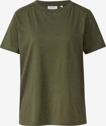T-shirt COMMA en vert : devant