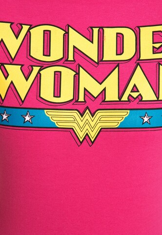 LOGOSHIRT Shirt 'Wonder Woman' in Pink