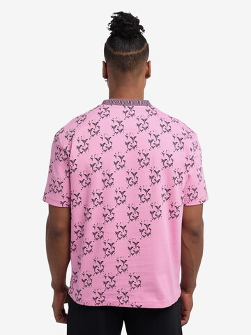 Carlo Colucci T-Shirt 'De Paoli' in Pink