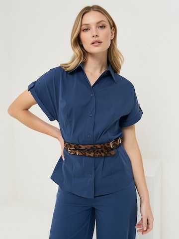 Camomilla Italia Blouse 'Cary' in Blue: front