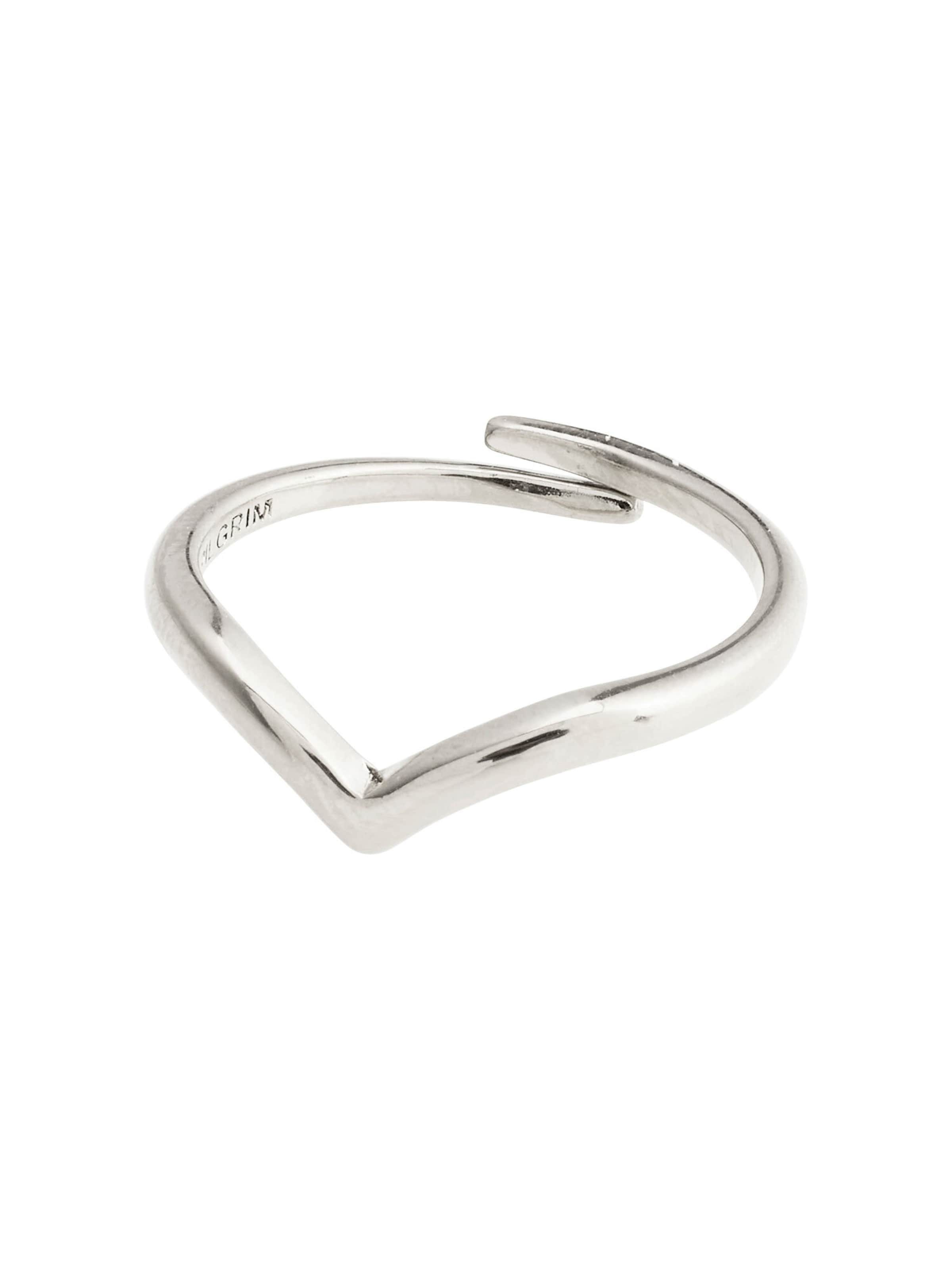 Pilgrim Prsteň 'Lulu' - Strieborná: predná strana