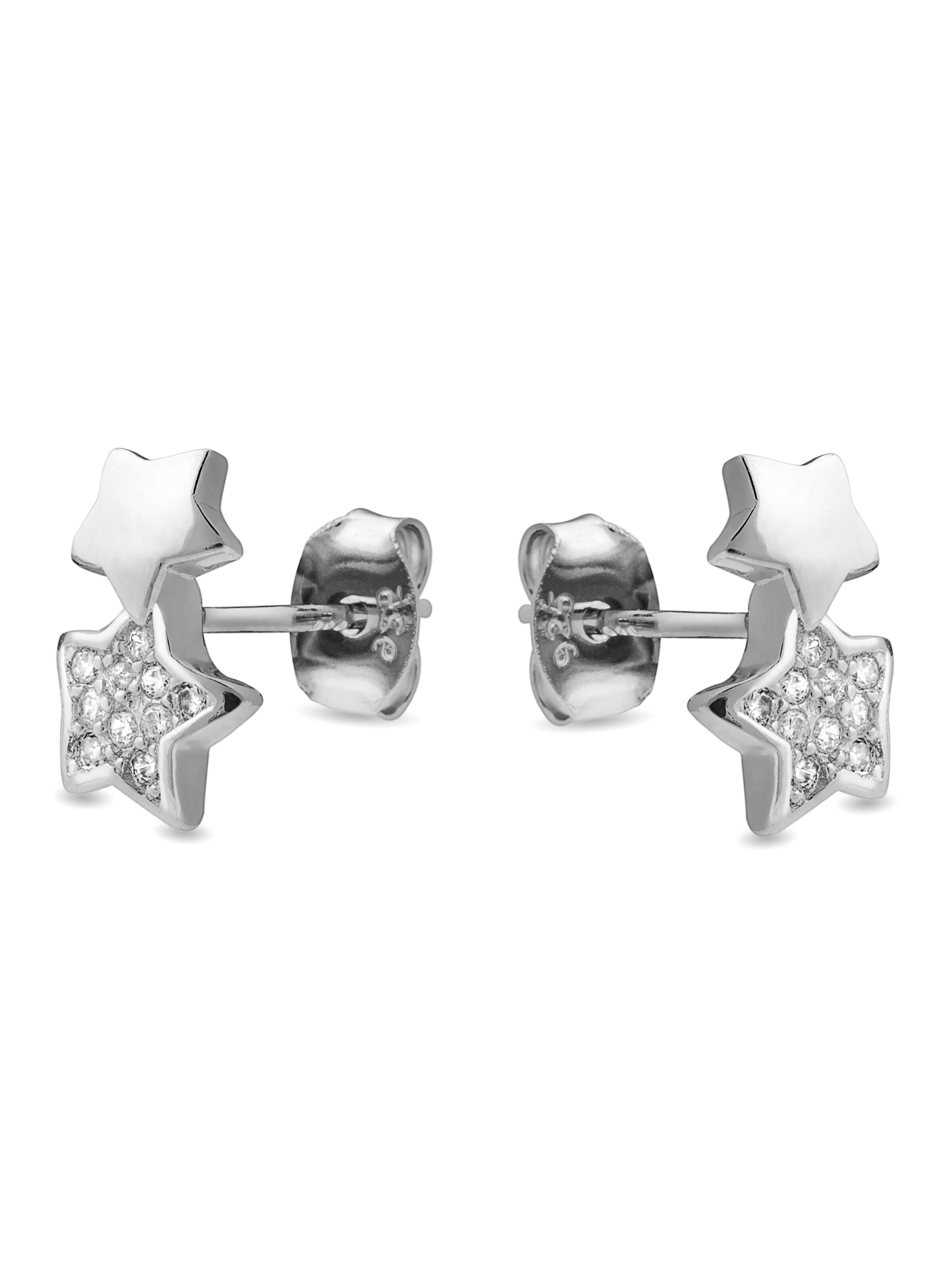 Luxenter Ohrringe 'Lili' in Silber: Vorderseite