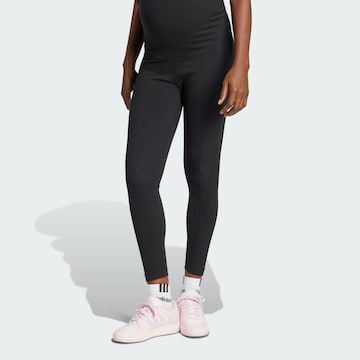 ADIDAS PERFORMANCE Скинни Спортивные штаны в Черный: спереди