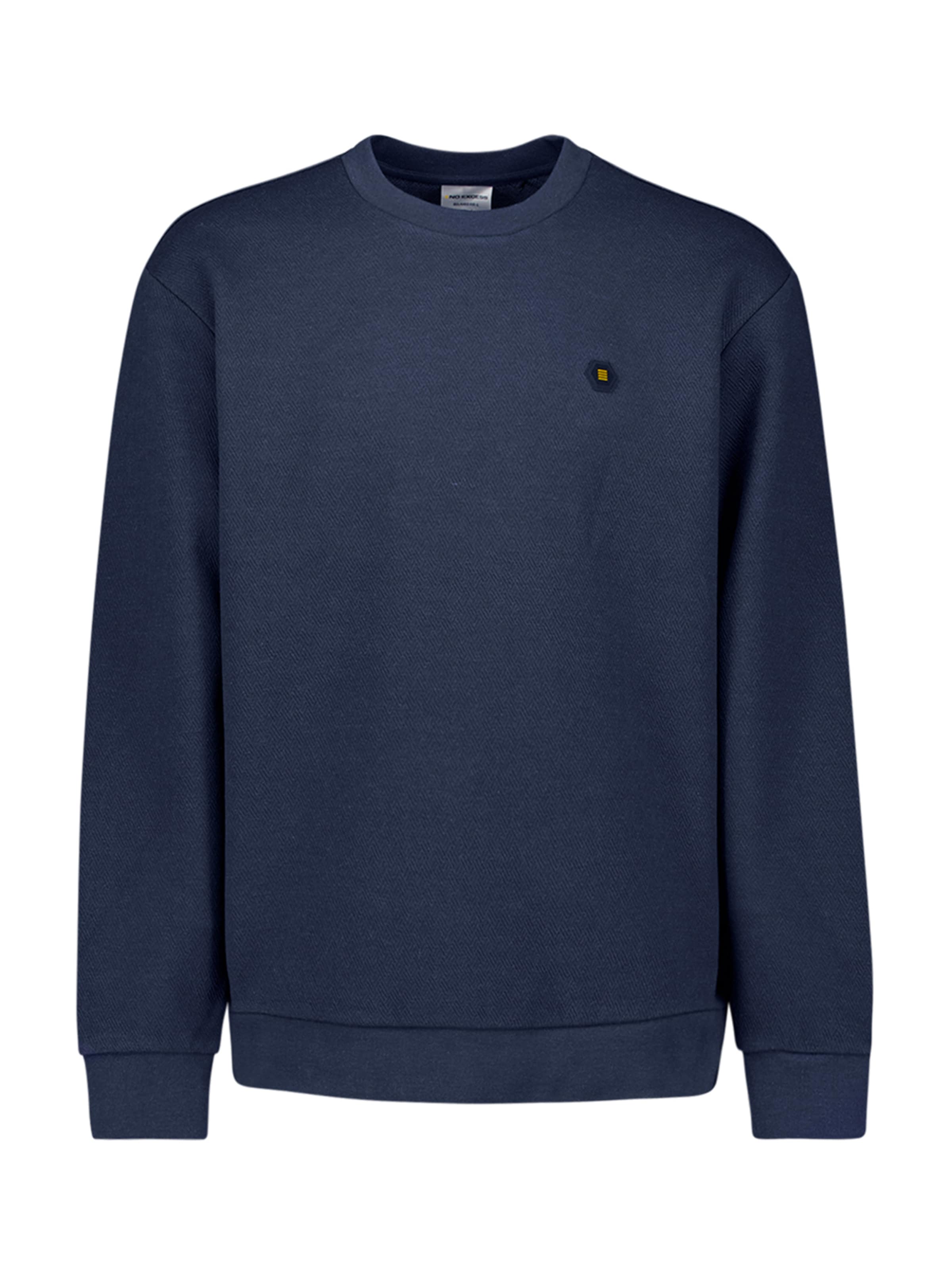Sweat-shirt No Excess en bleu : devant
