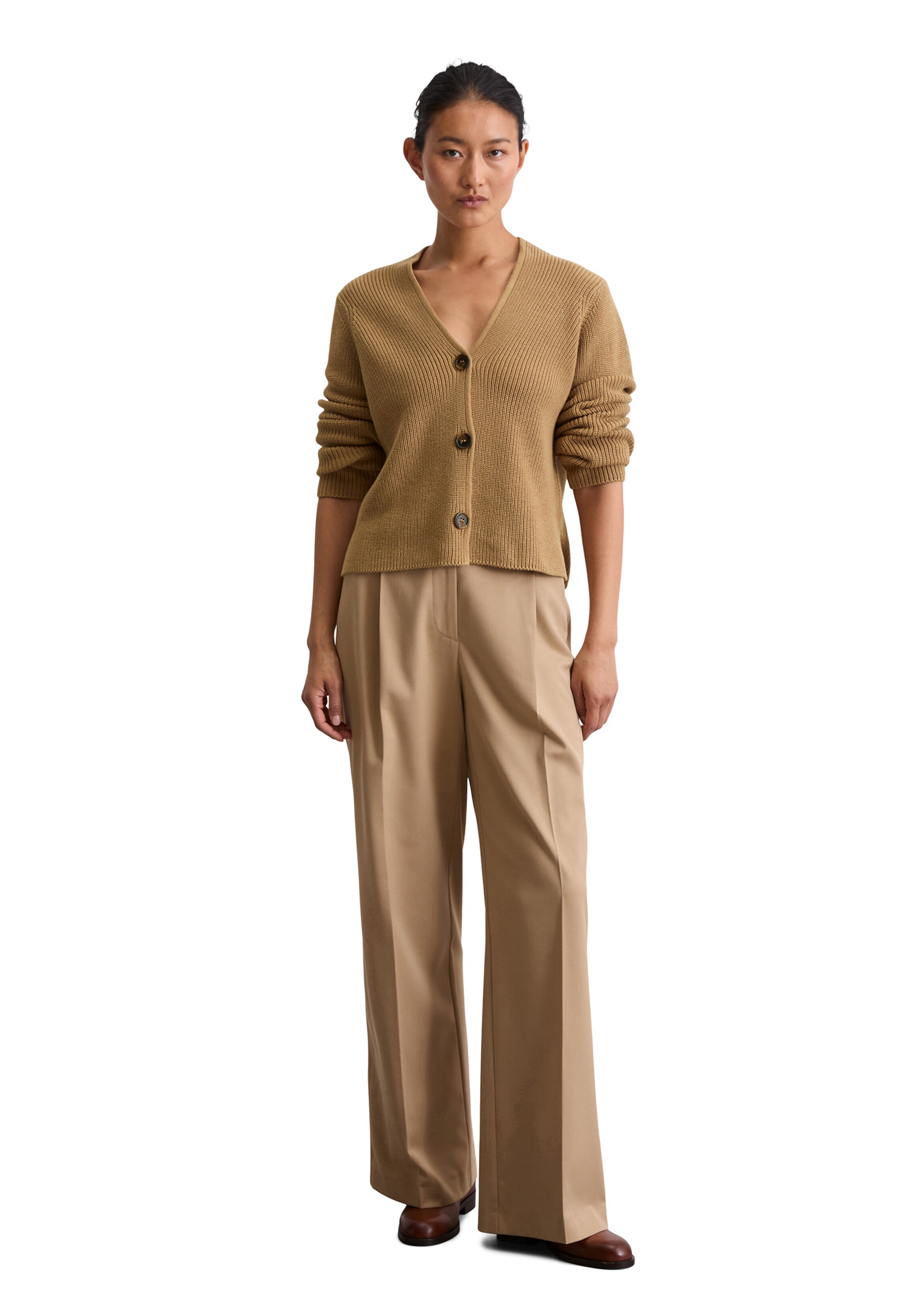 Marc O'Polo Strickjacke in Beige