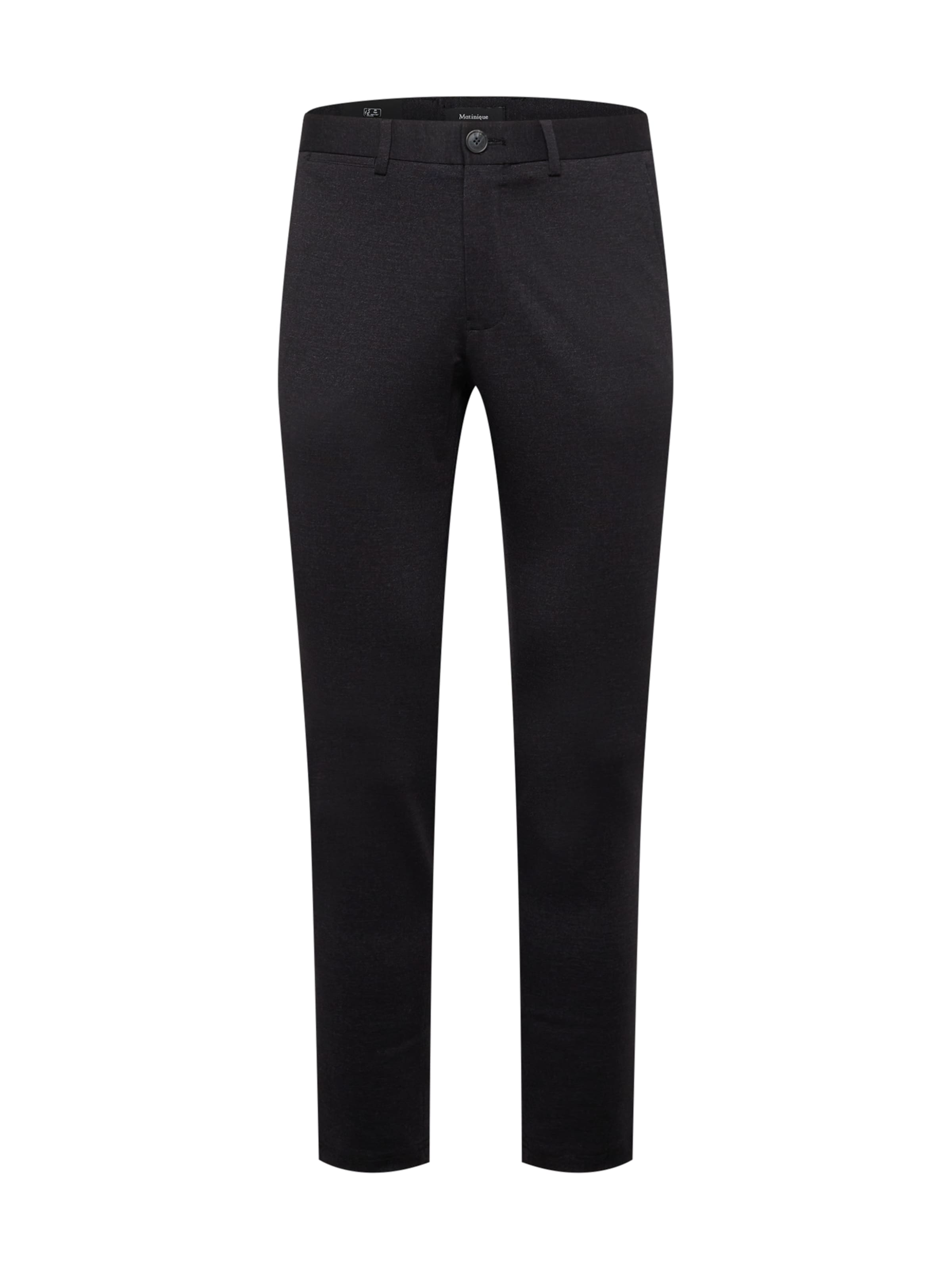 Matinique Slimfit Hose 'Liam' in Schwarz: Vorderseite