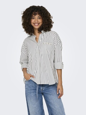 Camicia da donna di ONLY in bianco: frontale