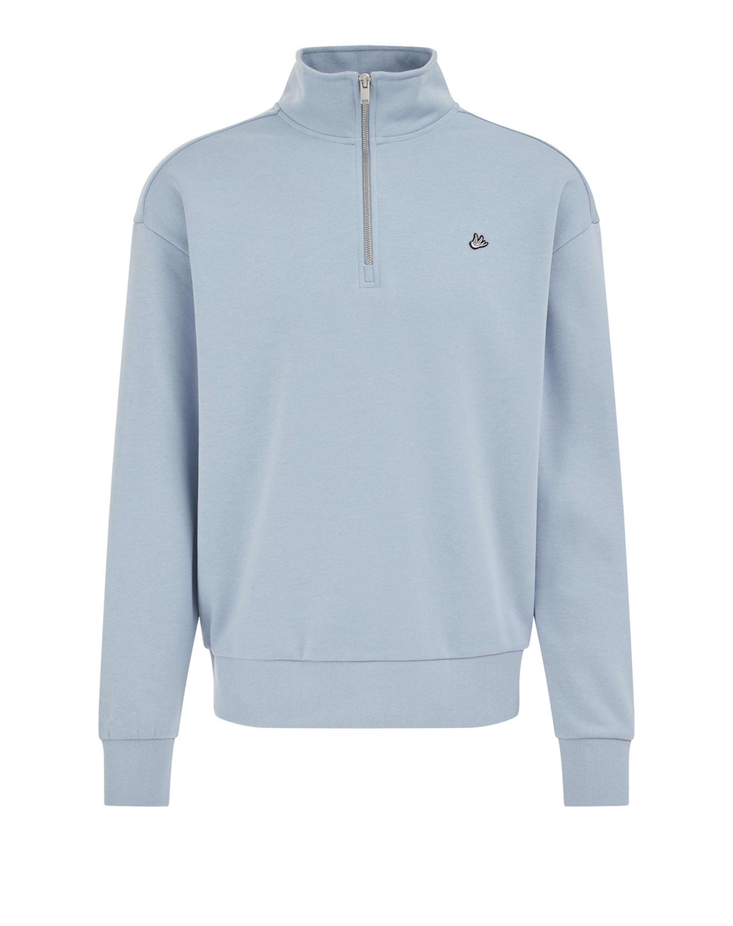 WE Fashion Sweatshirt in Blau: Vorderseite