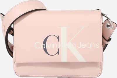 Calvin Klein Jeans Torba preko ramena u tamo siva / roza / bijela, Pregled proizvoda