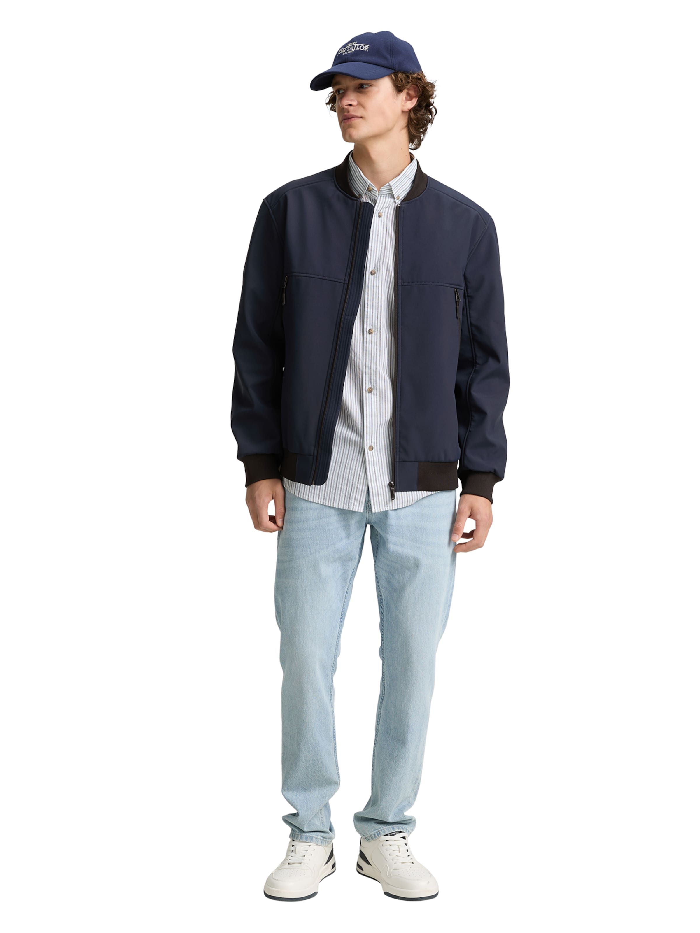 TOM TAILOR DENIM Jacke in Blau