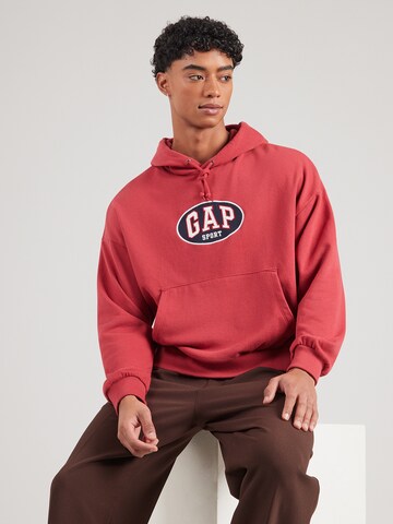 Bluză de molton de la GAP pe roșu: față