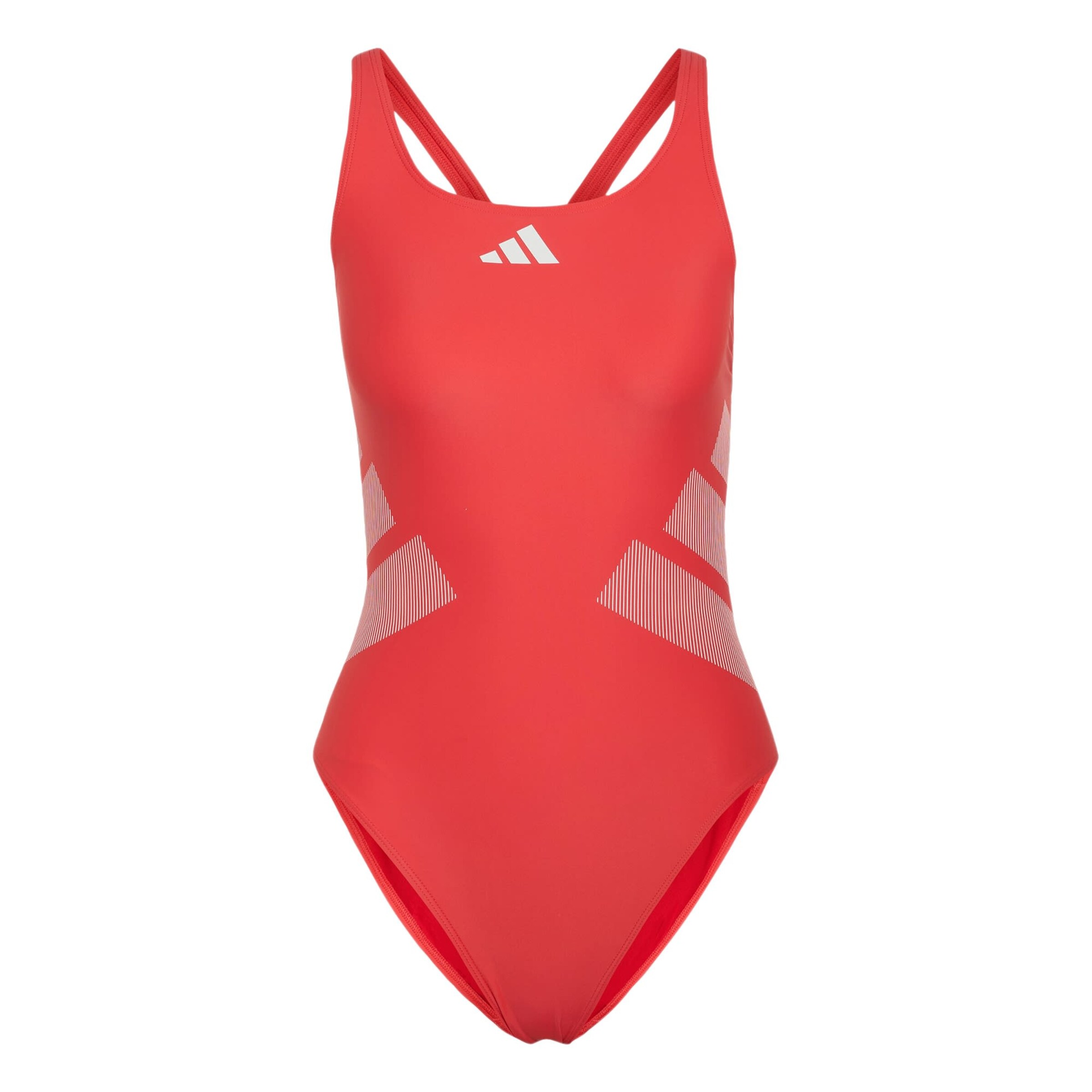 Maillot de bain sport ADIDAS PERFORMANCE en rouge : devant