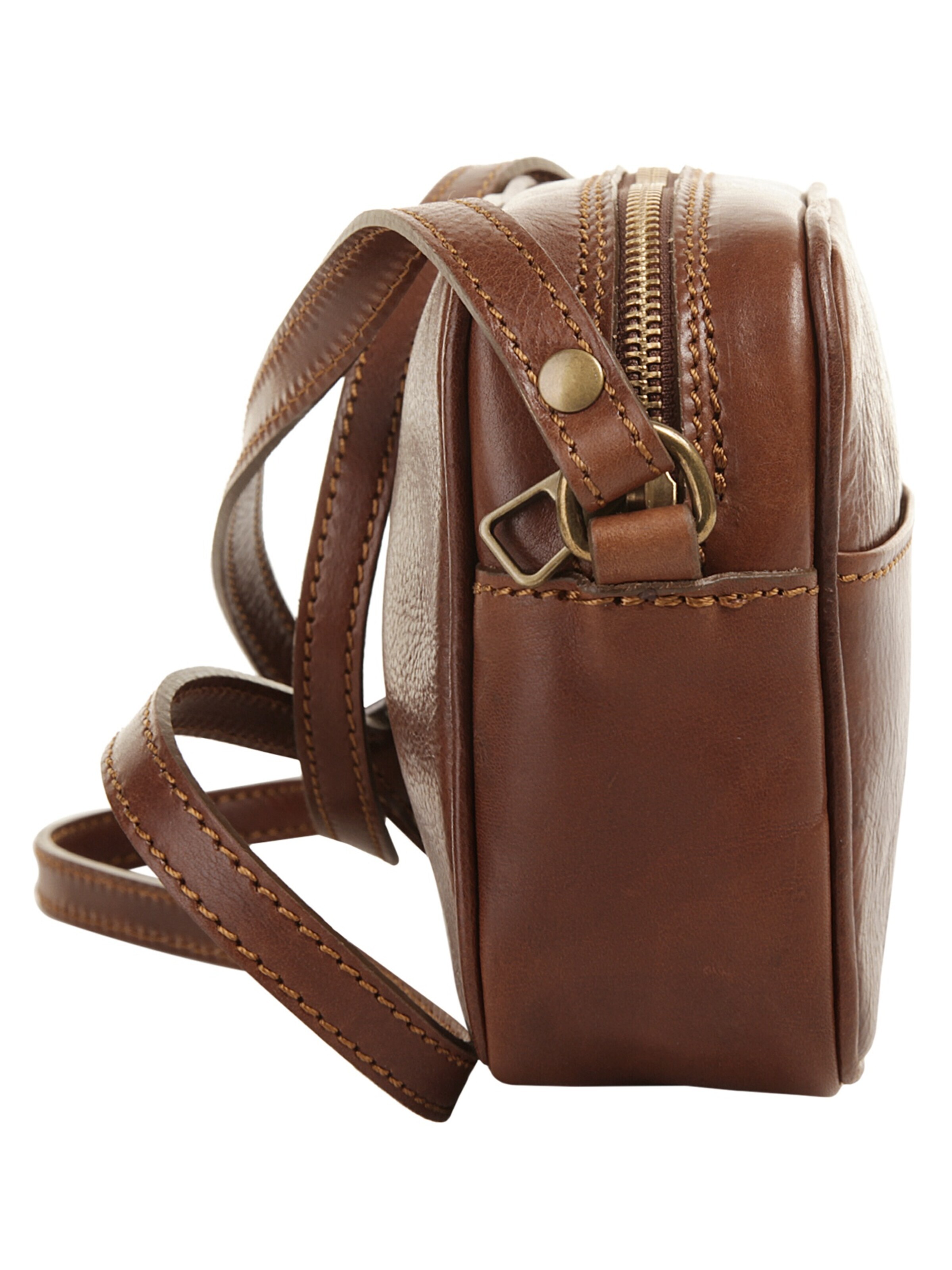 Sac à bandoulière piké en marron