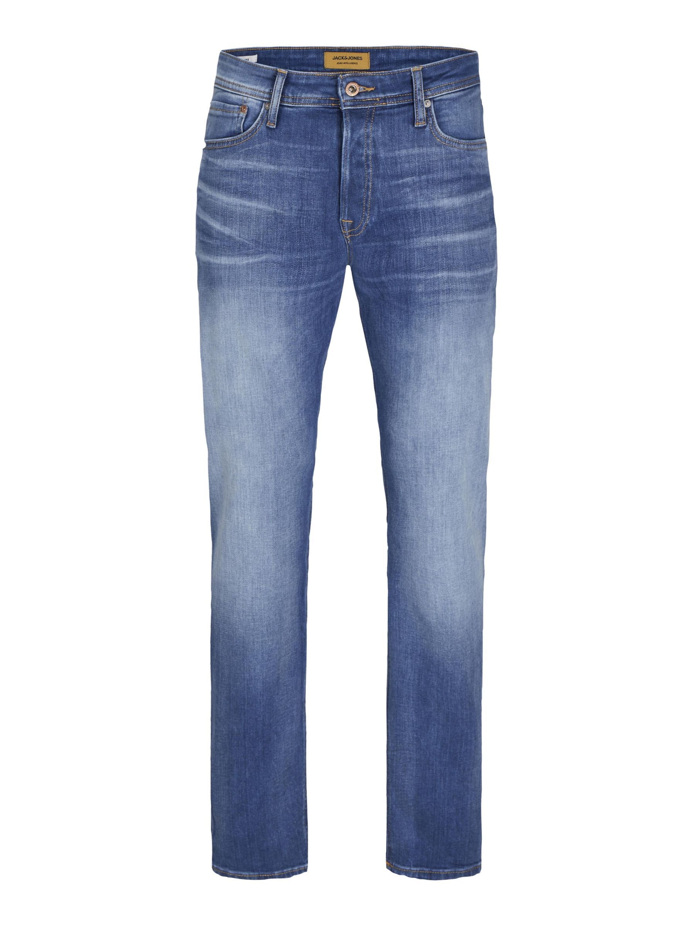 JACK & JONES Tapered Jeans 'JJIMike JJOriginal' in Blue: front