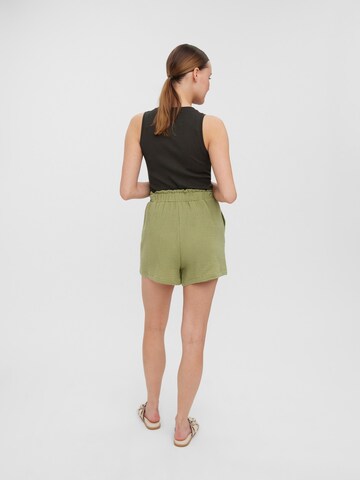 VERO MODA Regular Trousers 'NATALI' in Green