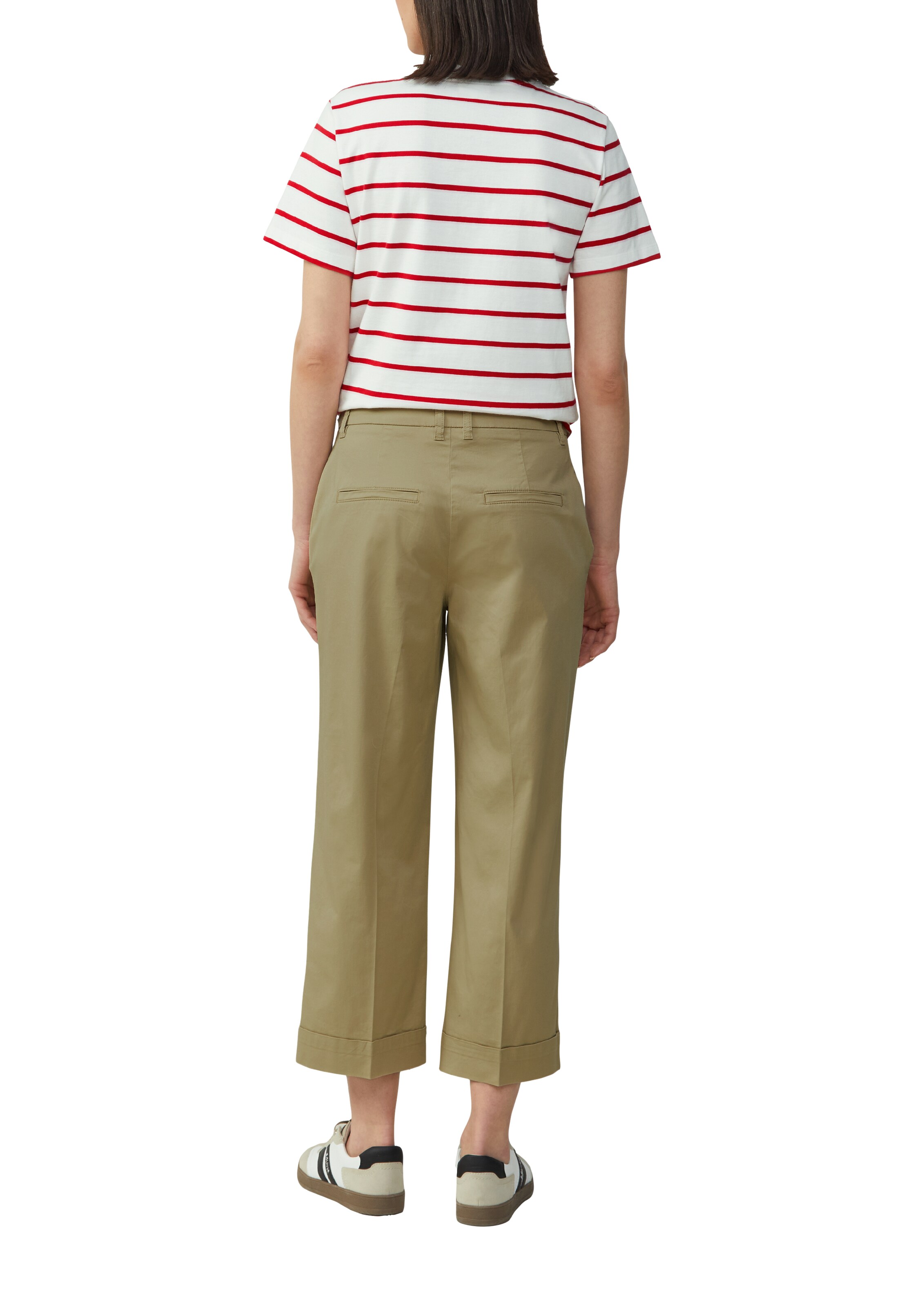 s.Oliver Wide leg Pantalon in Bruin