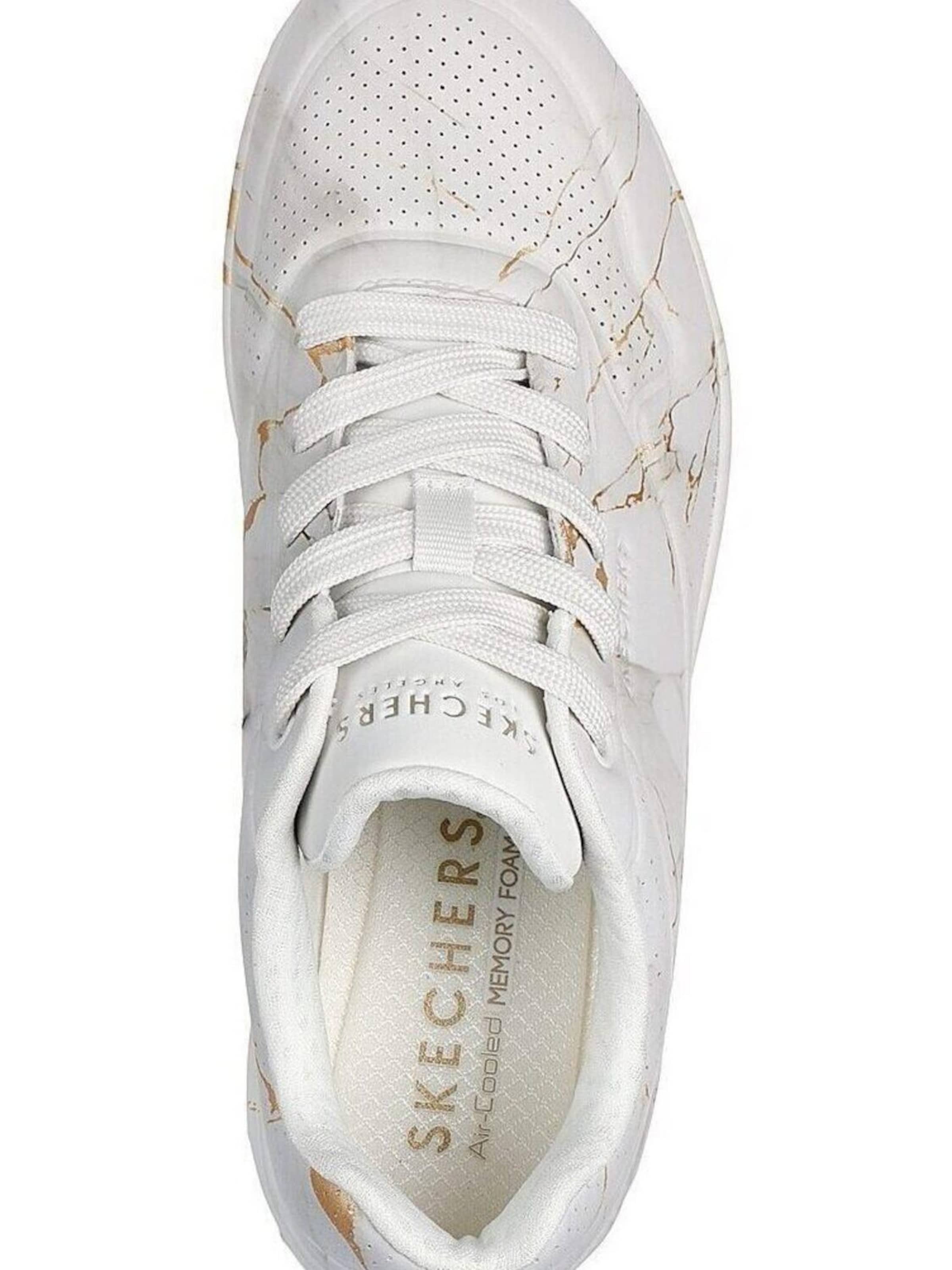SKECHERS Sportschuh 'Uno - Marbel Marvel'‌‌‌‌‌‌‌‌ in Weiß