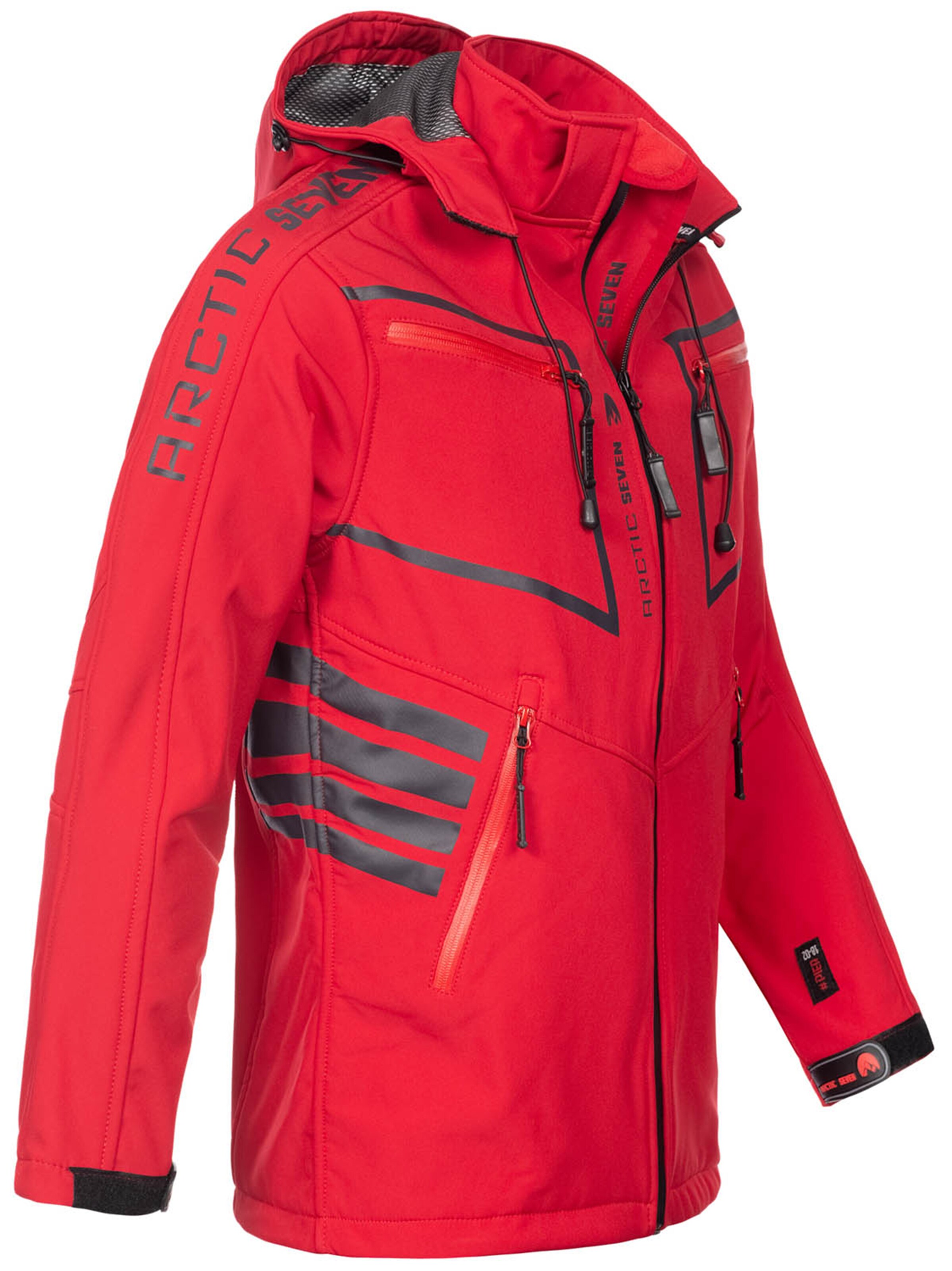 Arctic Seven Functionele jas in Rood