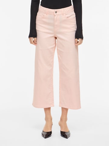 Wide Leg Jean 'VIEmma' VILA en rose : devant