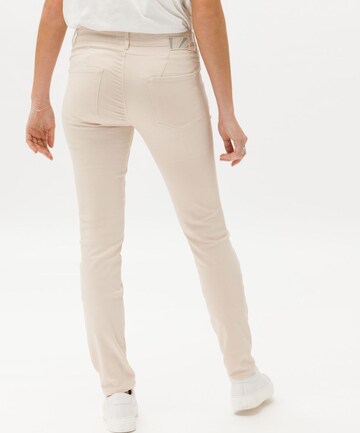 BRAX Slim fit Jeans 'Ana' in Beige: back