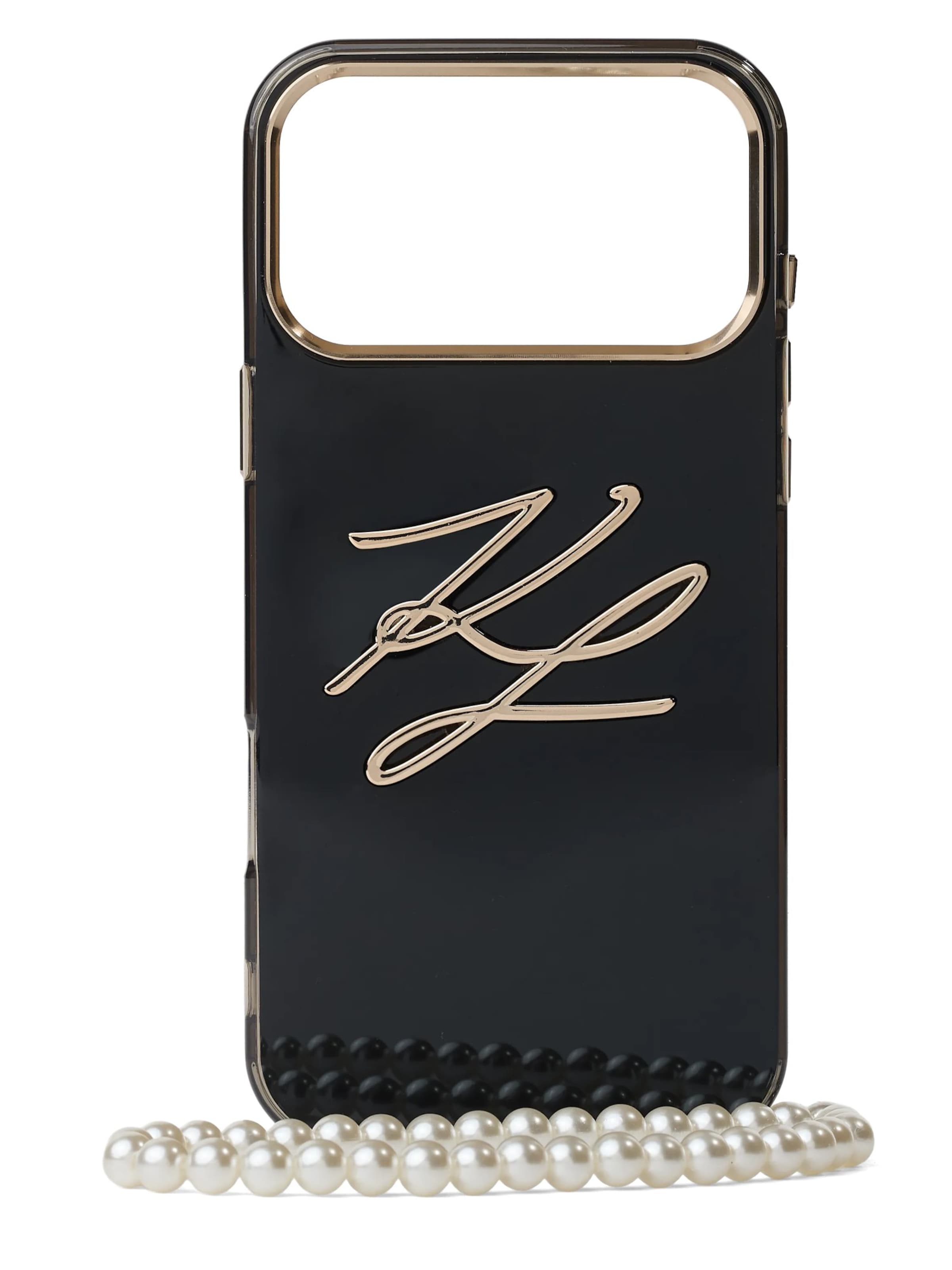 Karl Lagerfeld Protection pour smartphone en One Size en or / noir, Vue avec produit