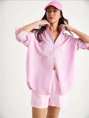 Chemisier Bianco Lucci en rose