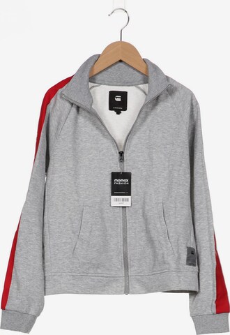 G-Star RAW Sweatshirt & Zip-Up Hoodie in M in Grey: front