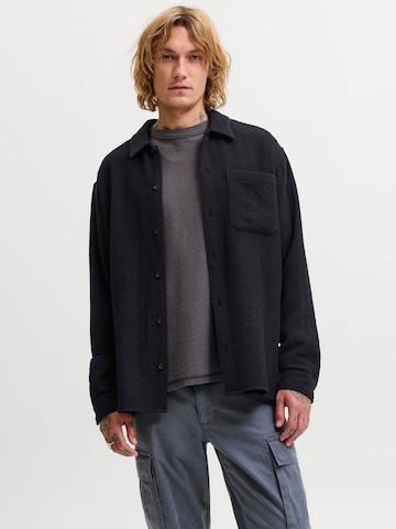 Comfort fit Camicia di JACK & JONES in nero: frontale