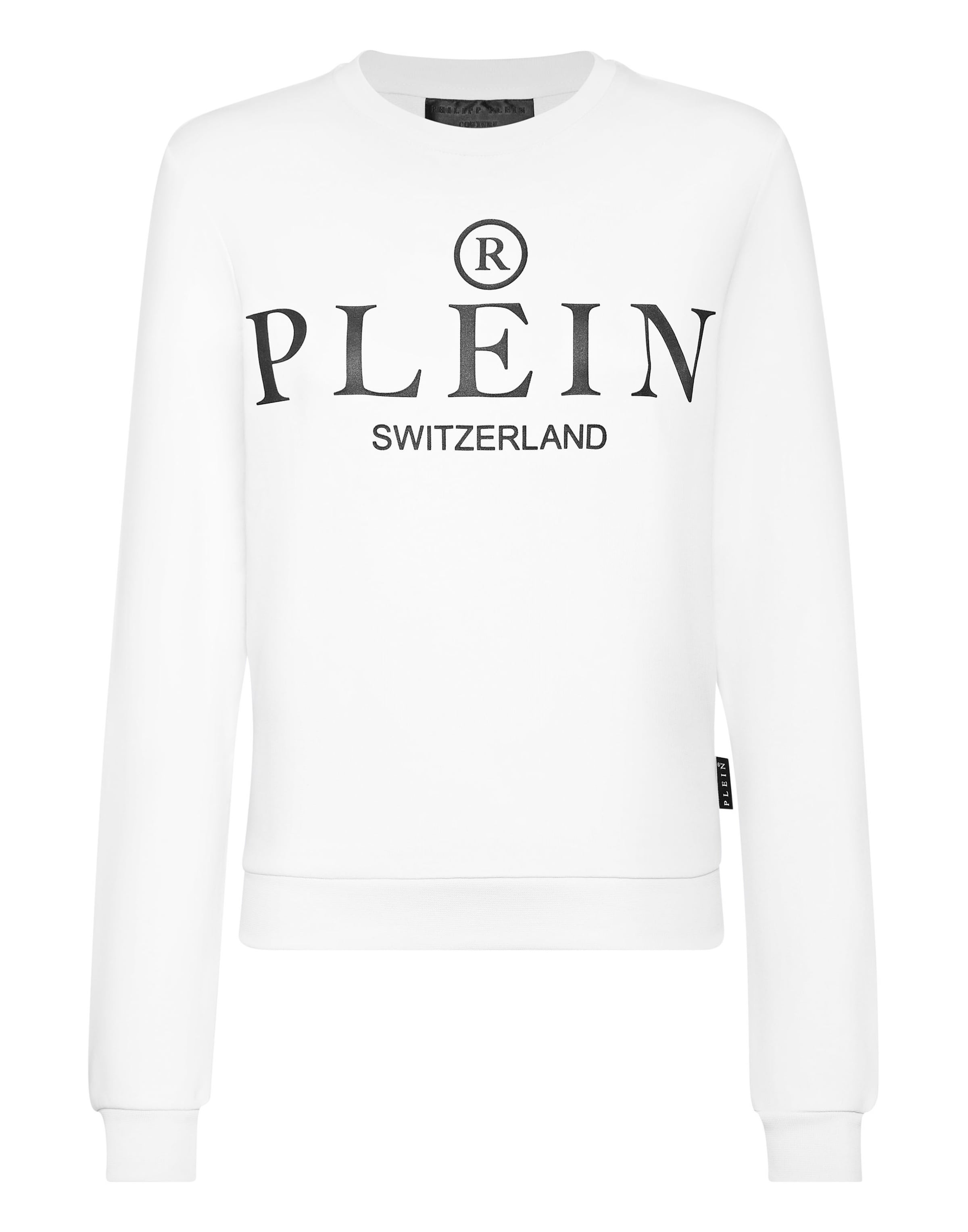 Felpa 'Iconic' di Philipp Plein in bianco: frontale