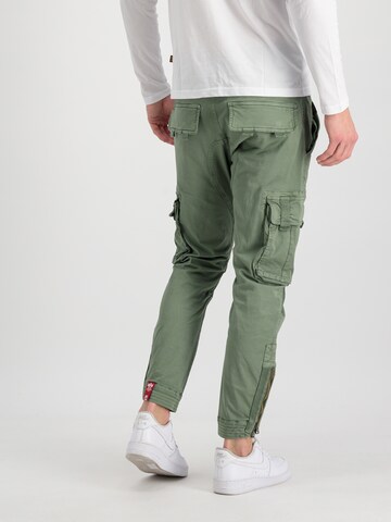 ALPHA INDUSTRIES Regular Cargo trousers in Green