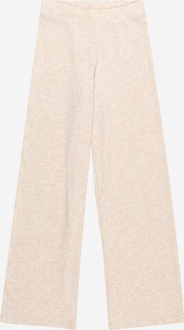 KIDS ONLY Wide Leg Bukser 'NELLA' i beige: forside