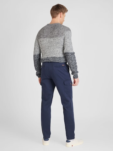 JACK & JONES Regular Cargobroek 'OLLIE BOWIE' in Blauw