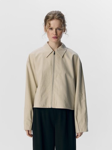 Veste mi-saison 'OBJViggo' OBJECT en beige : devant
