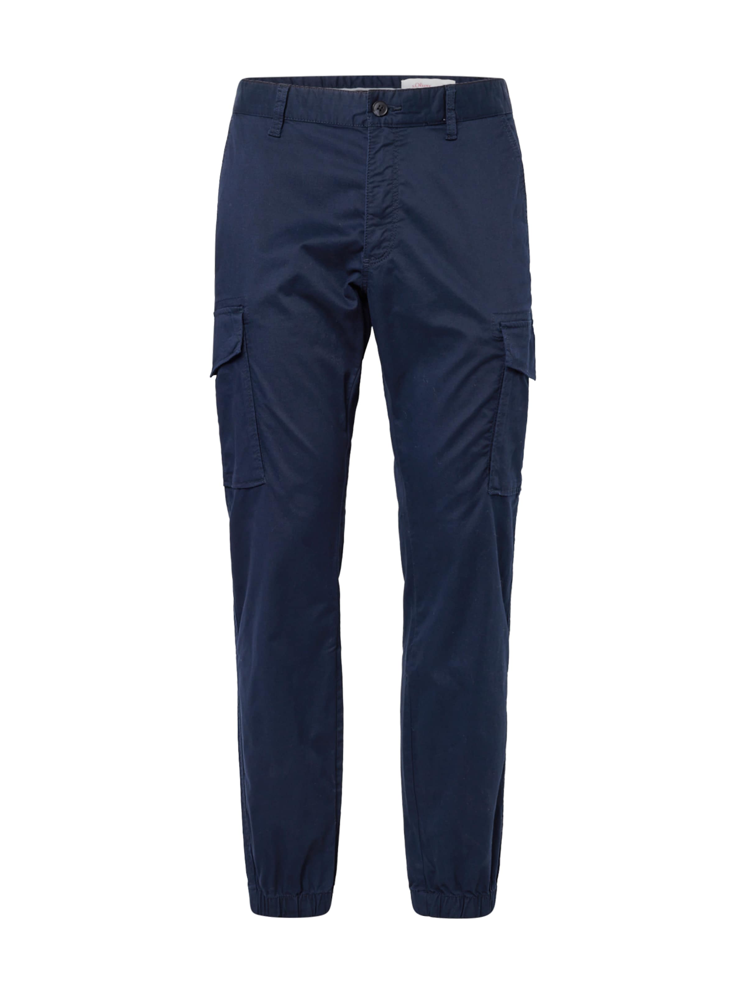 s.Oliver Tapered Cargohose in Blau: Vorderseite