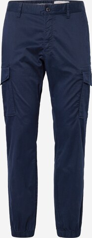 s.Oliver Tapered Cargobroek in Blauw: voorkant