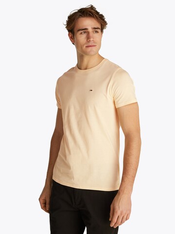 Tommy Jeans Μπλουζάκι σε κίτρινο: μπροστά