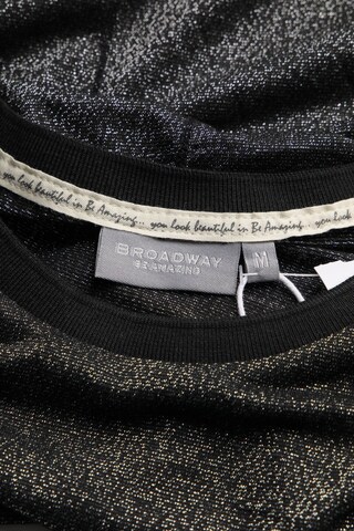BROADWAY NYC FASHION Longsleeve-Shirt M in Silber