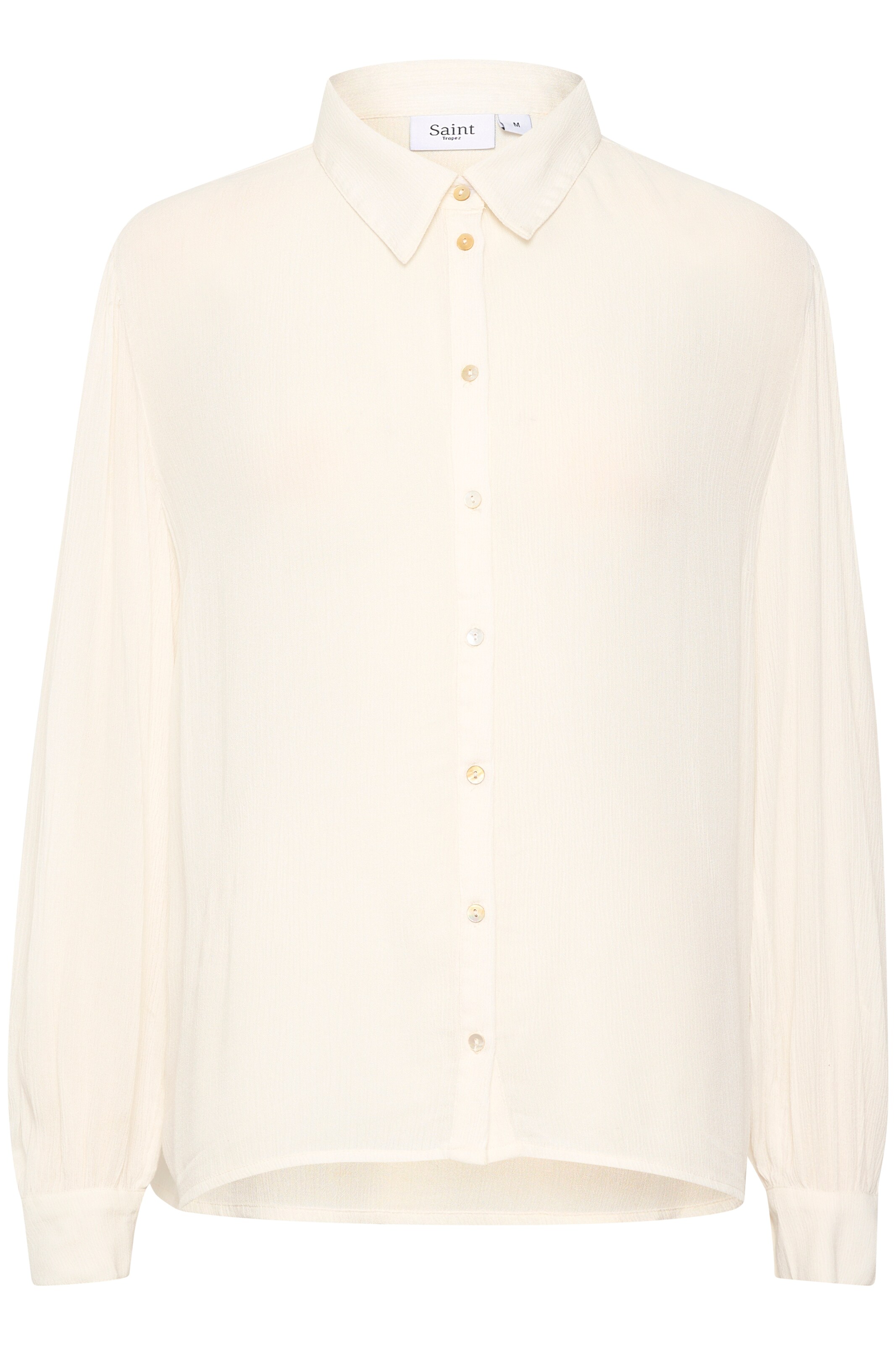 SAINT TROPEZ Bluse 'Alba' in Weiß: Vorderseite