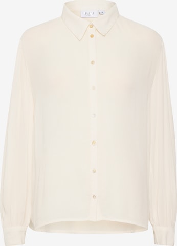SAINT TROPEZ Blouse 'Alba' in White: front