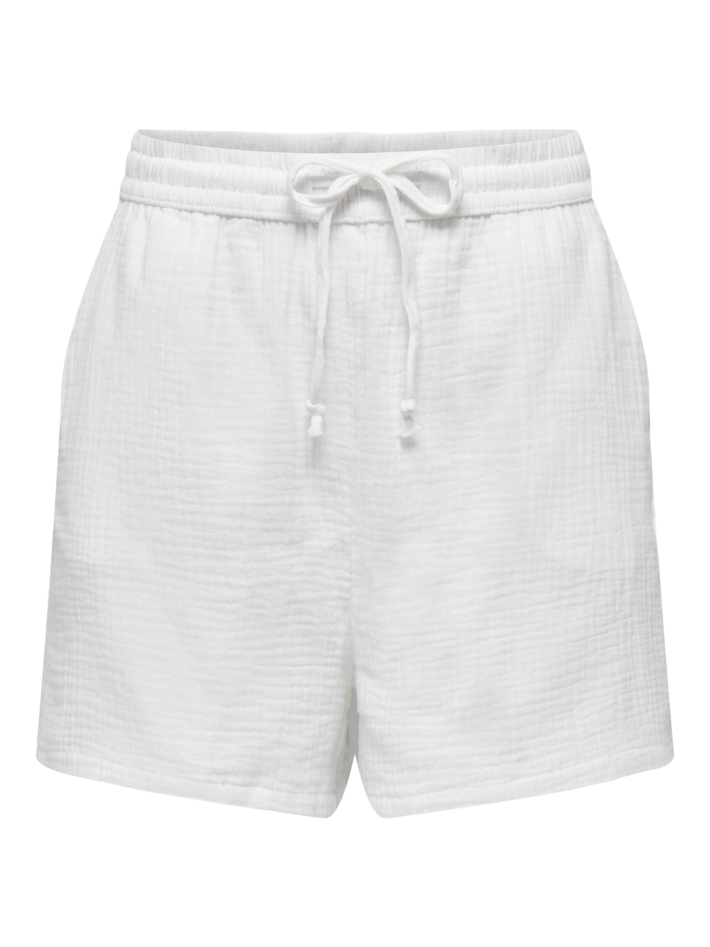 ONLY Shorts 'THYRA' in Weiß: Vorderseite
