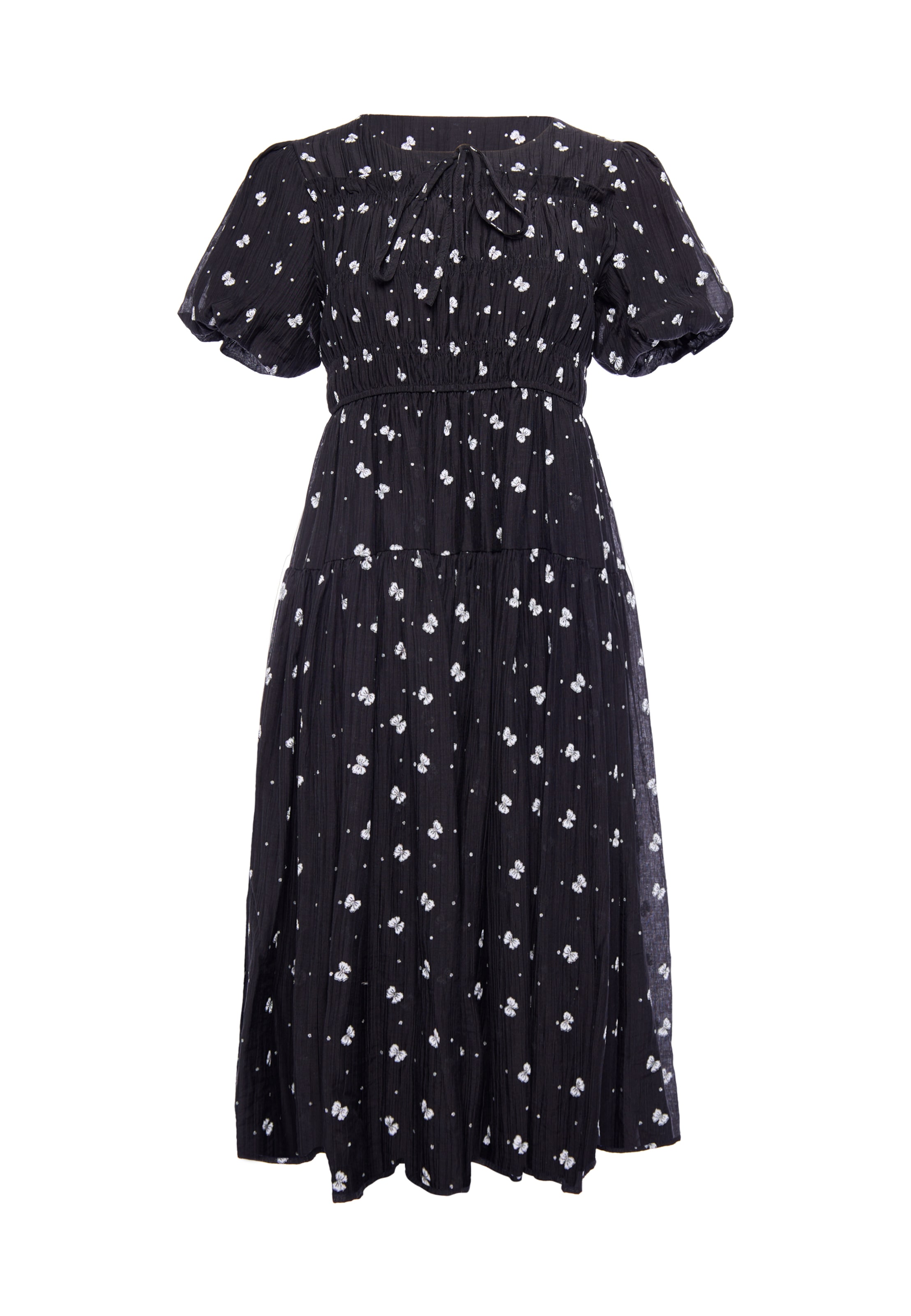 IZIA - Vestido en negro: frente