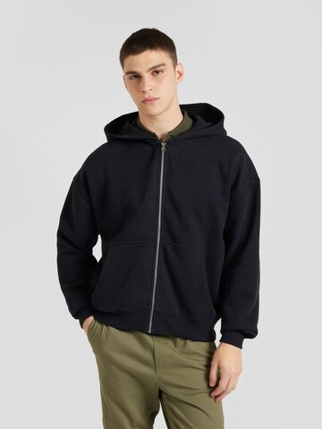 HOLLISTER Μπλούζα φούτερ σε μαύρο: μπροστά