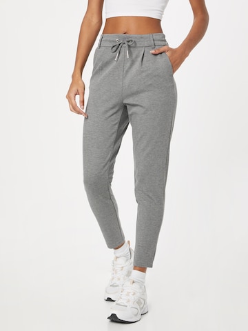 ONLY Slim fit Pleat-front trousers 'Poptrash' in Grey: front