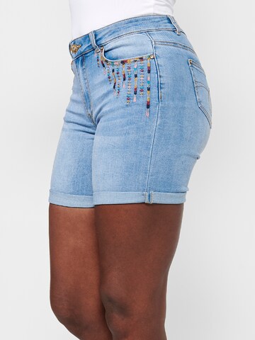 KOROSHI Regular Shorts in Blau