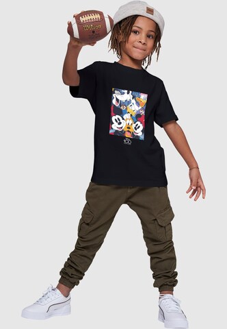 Tricou 'Disney 100 Mickey & Friends' de la Mister Tee pe negru