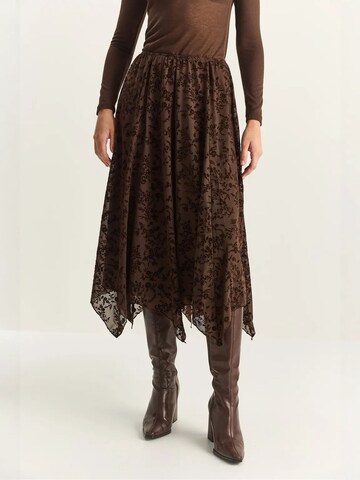 Bianco Lucci Rok in Bruin: voorkant