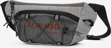 Aoking Pouch in Grey: front