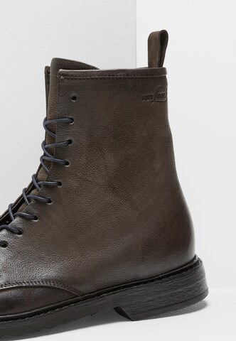 Van Laack Lace-Up Boots in Grey