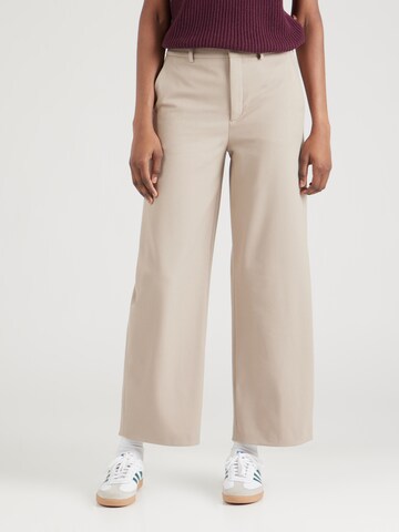 DRYKORN - regular Pantalón chino 'Desk' en marrón: frente