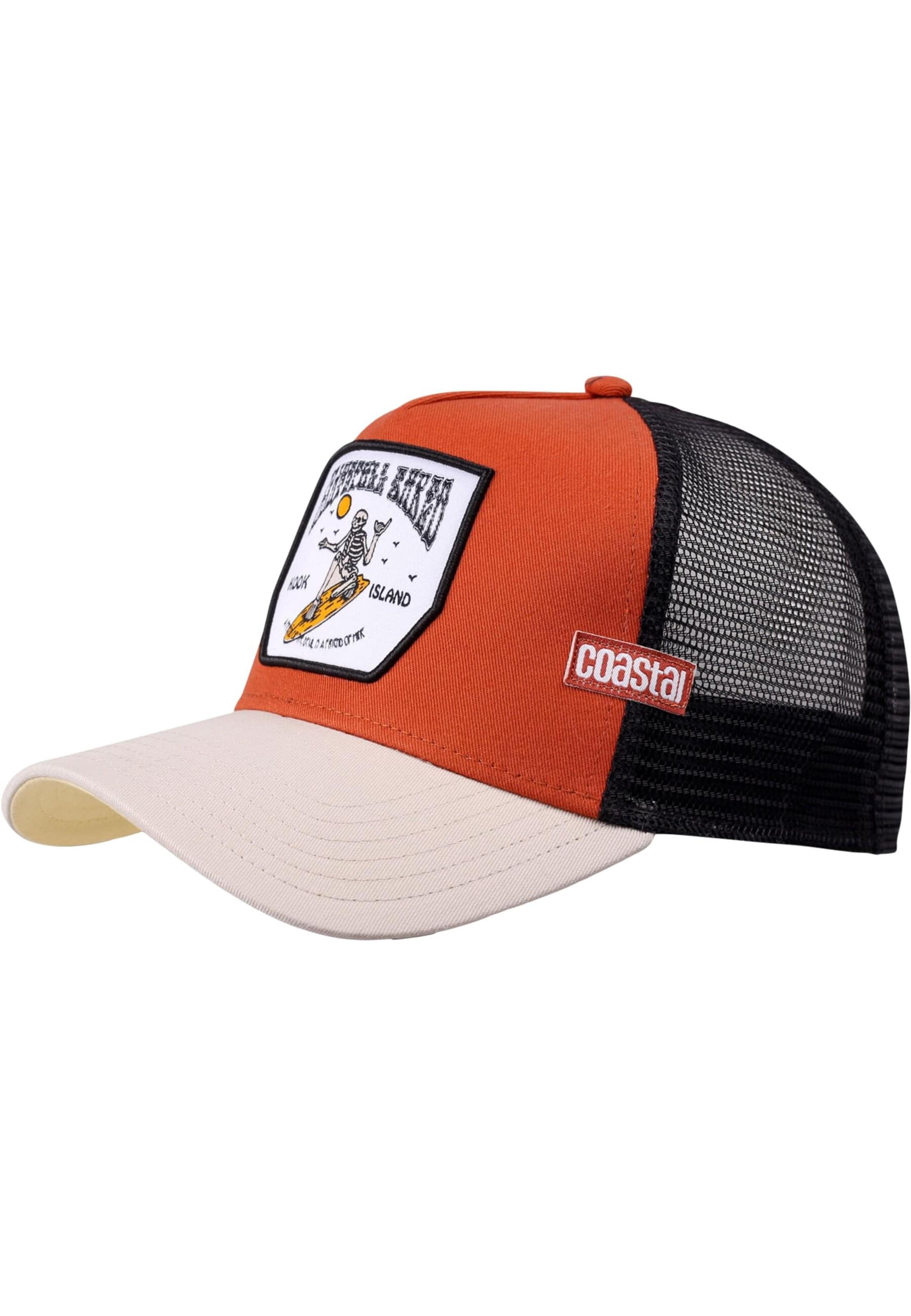 Coastal Шапка с козирка в оранжево: отпред